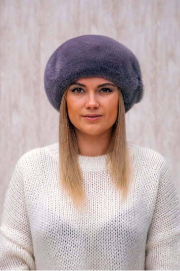 Шапка женская из норки